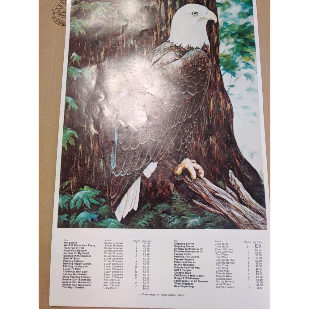 Vintage Susan Scheewe Enjoy Painting Animals Vol 14 Instruction Book Wildlife